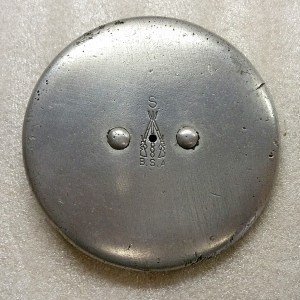 1929 BSA Sloper motorcycle petrol cap, stamped Model S