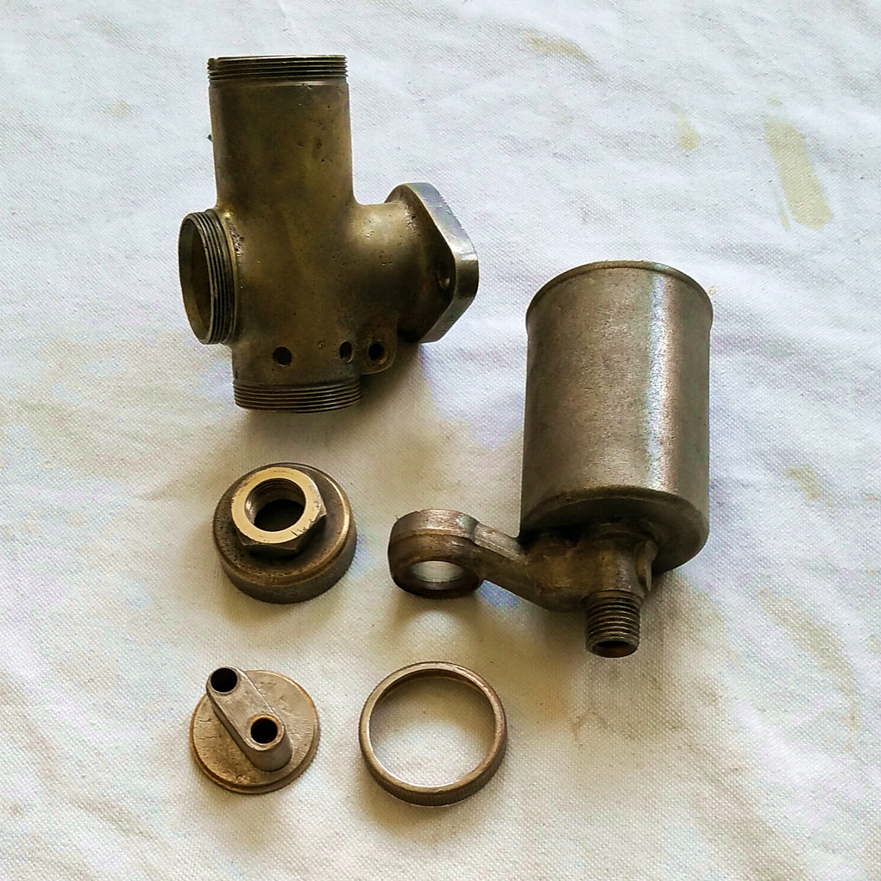 BSA Sloper brass AMAL carburettor parts