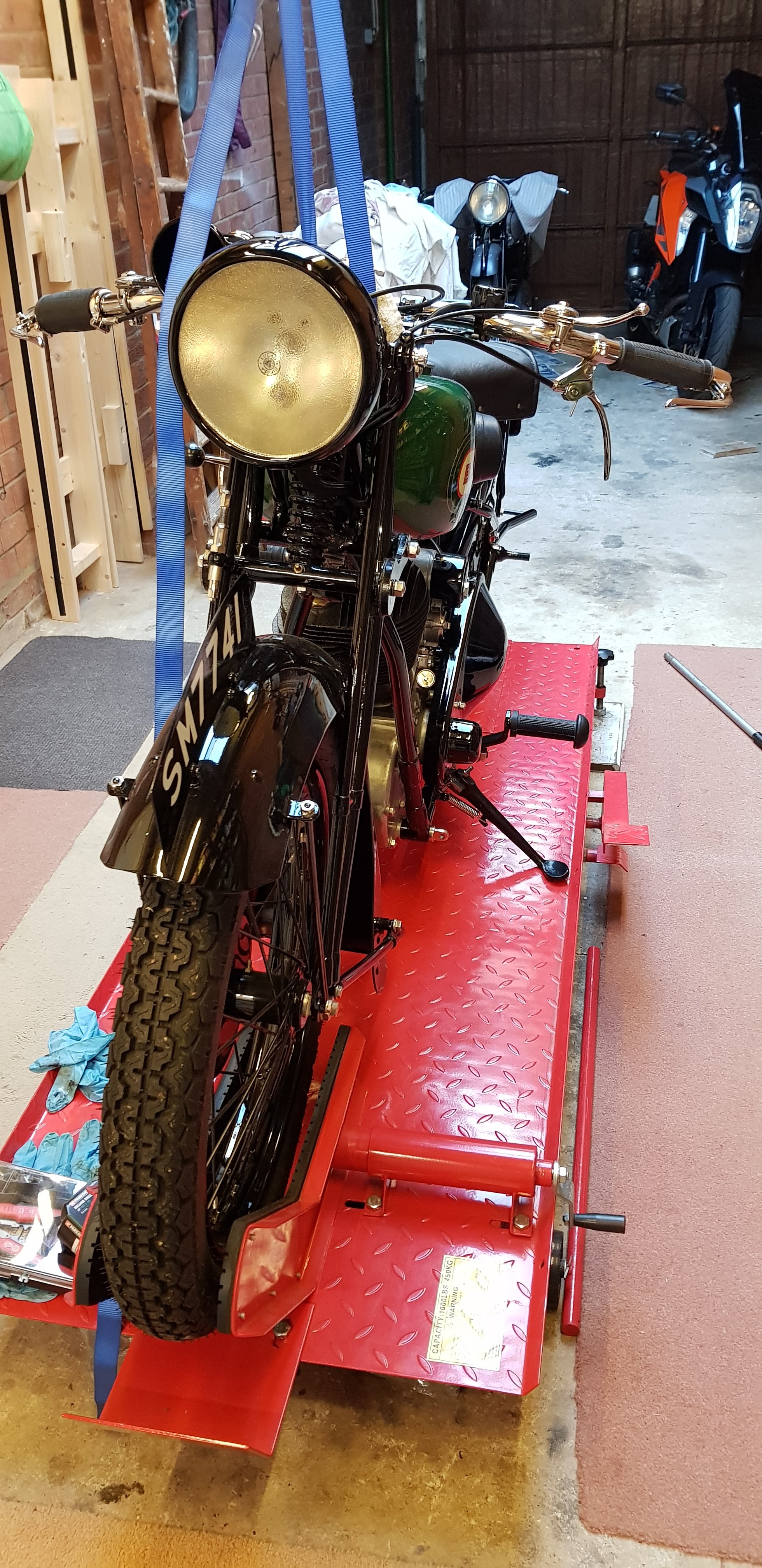 BSA Sloper Side Stand at 'Proof of Concept' Stage BSA Sloper Side Stand at 'Proof of Concept' Stage