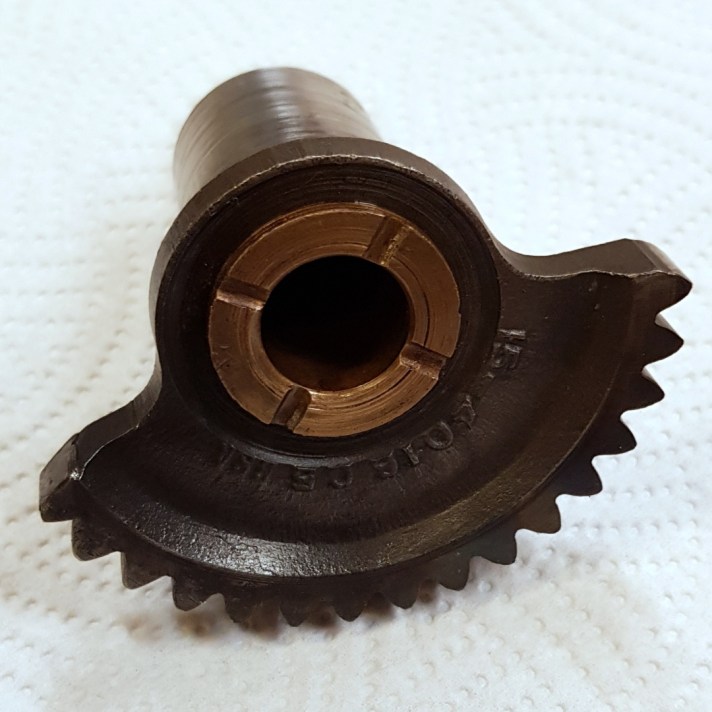 BSA Sloper kickstart pinion after repair